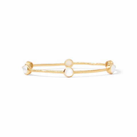 Milano Luxe Bangle | Iridescent Clear Crystal