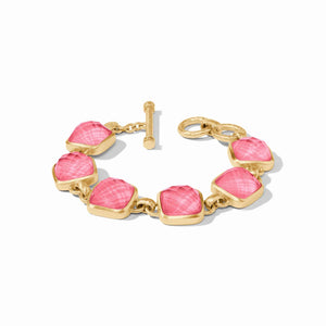 Catalina Stone Bracelet | Peony Pink