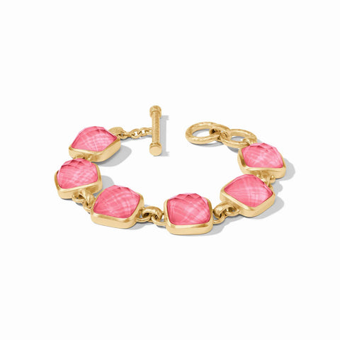 Catalina Stone Bracelet | Peony Pink