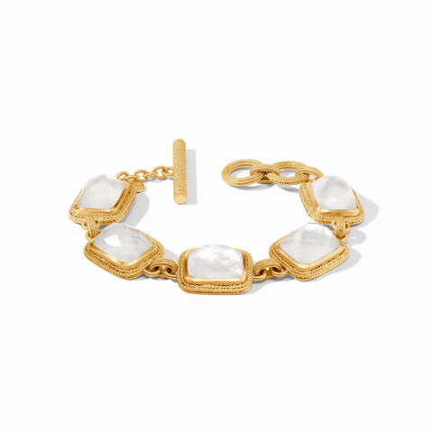 Cheval Stone Bracelet | Iridescent Clear Crystal