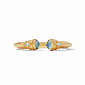Cannes Demi Cuff | Iridescent Chalcedony Blue