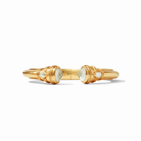 Cannes Demi Cuff | Iridescent Clear Crystal