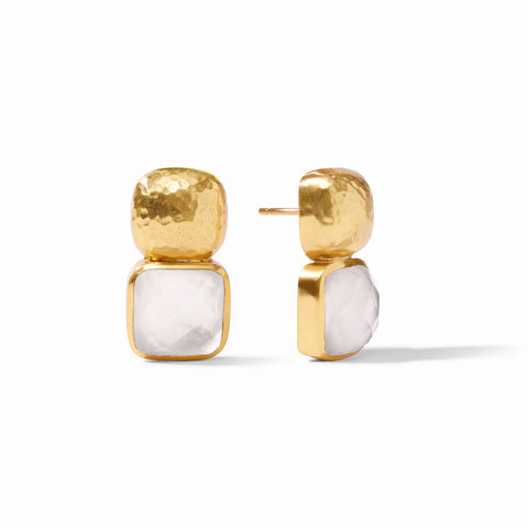 Catalina Earring | Iridescent Clear Crystal
