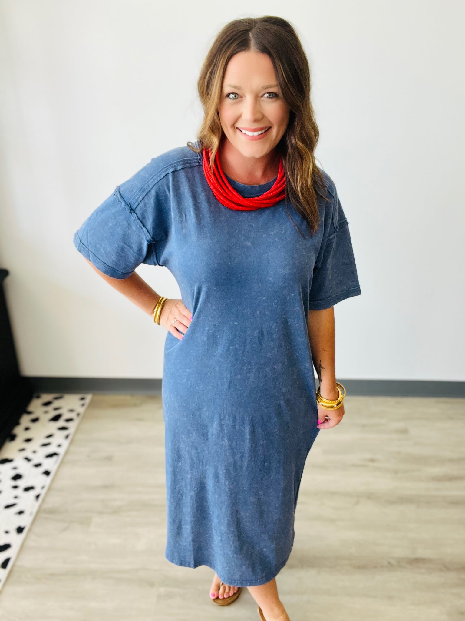 Monica Midi Dress {Color Options}