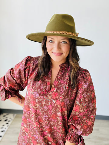 Beth Fedora Hat {Color Options}