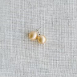 Grenada Brushed Gold Earrings {Size Options}