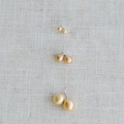 Grenada Brushed Gold Earrings {Size Options}