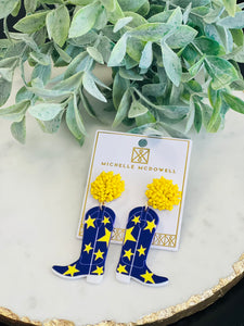 Boots Earrings - Gameday