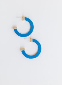 Colorful Acrylic Hoop Earrings {Color/Size Options}